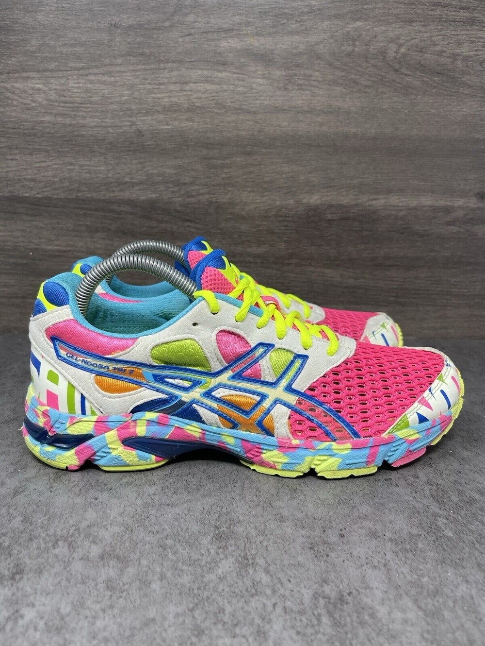 ASICS Gel Noosa Tri 7 Size 8.5 Womens T264N Running Athletic Shoes Colorful - Picture 5 of 11